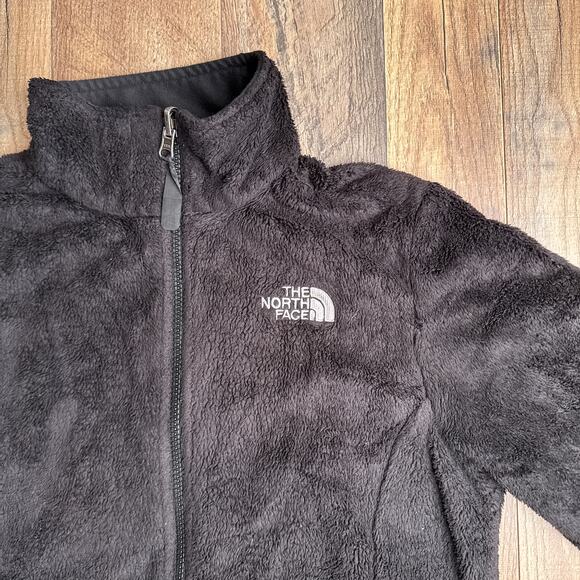 The North Face Osito Fleece Jacket Women's Small Black Sherpa Exploring 6347 - Picture 5 of 14